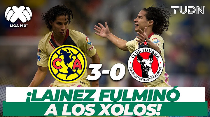 What a goal! The day Lainez dispatched Xolos I América 3-0 Xolos AP-18 I TUDN