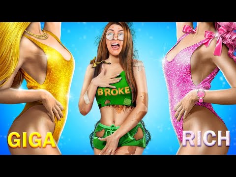 Видео: BROKE vs RICH vs GIGA Rich