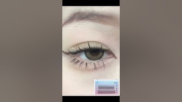 HOW TO APPLY INDIVIDUAL LASHES CLUSTERS |  NO EYE SHADOW