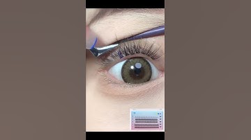 HOW TO APPLY INDIVIDUAL LASHES CLUSTERS |  NO EYE SHADOW