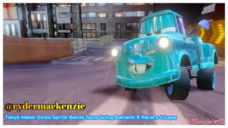 Cars 2 The Video Game Tokyo Mater - Battle Race Going Ballistic 6 Racers Ginza Sprint 4 Laps