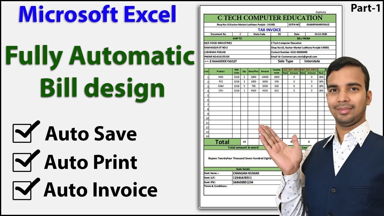 how-to-create-gst-tax-invoice-in-microsoft-excel-one-click-save-and