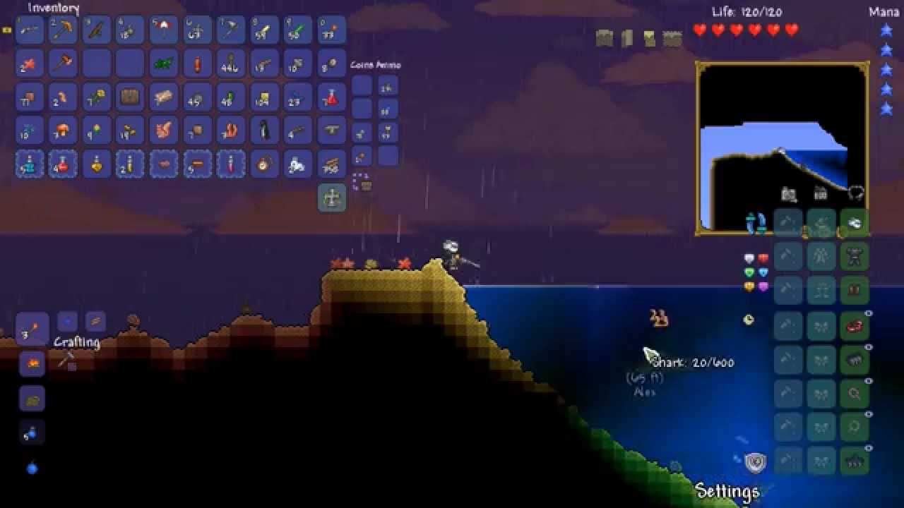 Upgraded eyeball & ocean exploration! Brian & Alex tackle Terraria