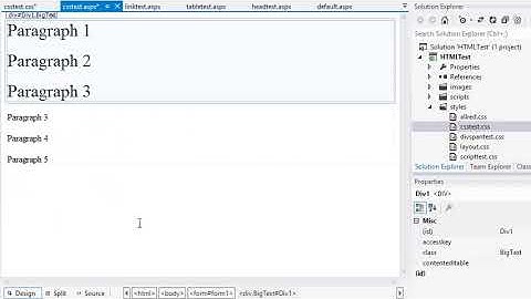 ASP.NET 4.5 Essential Skills Lesson 2-8: Work with CSS