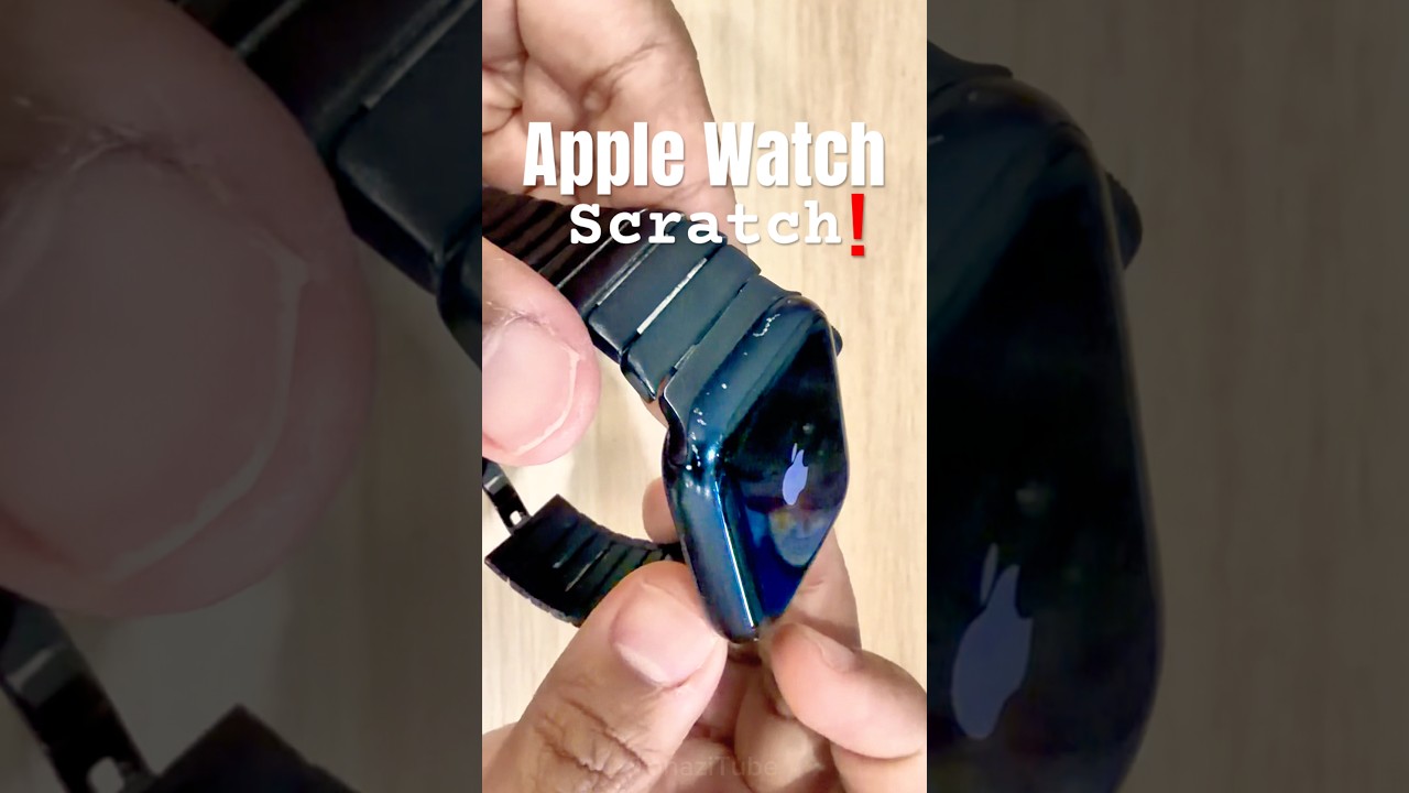 Easy Apple Watch Scratch Fix! Apple Watch Before & After Repair #applewatch #apple #shorts #fix