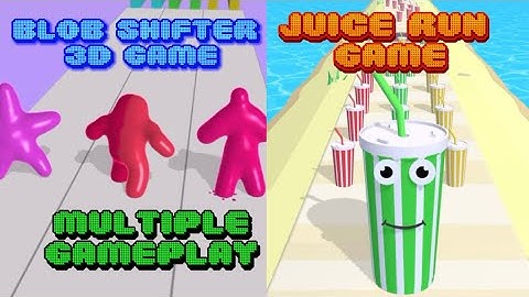 Blob Shifter 3D & Juice Run Gameplay Satisfying Game