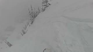 Hiked for pow run off The Throne at Crystal