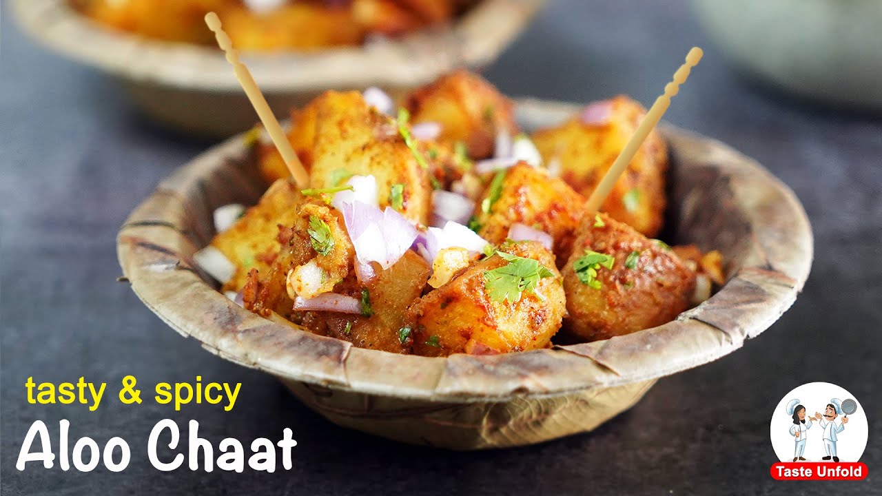 Aloo Chaat Recipe | टेस्टी चटपटे आलू चाट जिसे देखकर मूहँ में पानी आ जाए | Taste Unfold