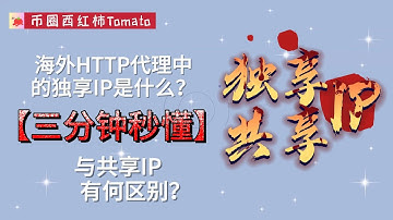 海外HTTP代理中的独享IP是什么? 一个视频教会你区别独享IP与共享IP。StormProxies高纯净的住宅IP，跨境运营、币圈挖矿、数据采集防封号的优质选择。