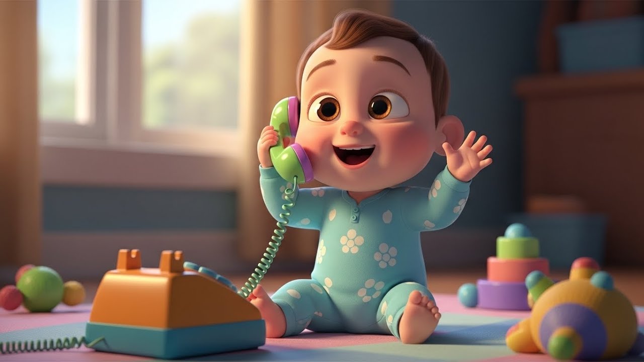 Baby Phone Song | Fun Toddler Nursery Rhyme | Kids Songs & Learning Rhymes