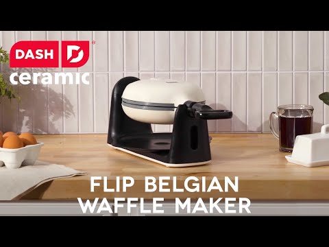 Dash Ceramic Flip Belgian Waffle Maker