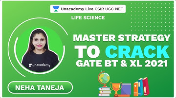 Master Strategy to crack GATE BT & XL 2021 | Neha Taneja | Unacademy Live