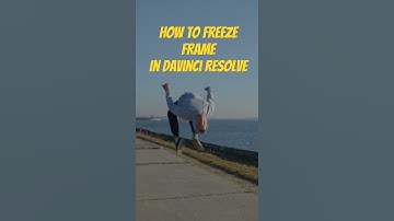How to freeze frame in Davinci Resolve