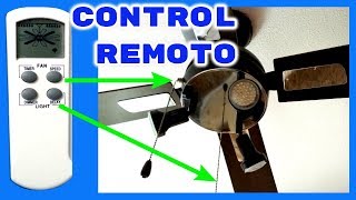 aterrizaje Finalmente Maldición 🔴Como Montar un Control Remoto en Ventiladores de Techo de Forma FACIL😱 -  YouTube