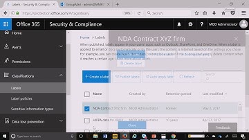 Advanced Data Governance: auto classification using query-based retention