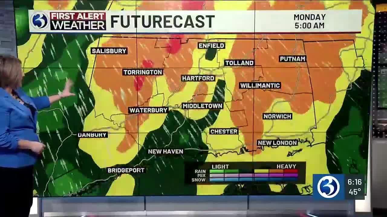 Technical Discussion: FIRST ALERT WEATHER DAY Monday - Heavy Rain ...