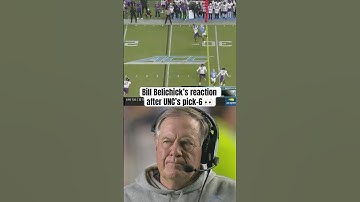 Bill Belichick going through it during UNC debut 😬