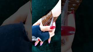 أسهل طريقة نقش حناء بالشوكة وأفكار رائعة |How to cut stickers| henna designs