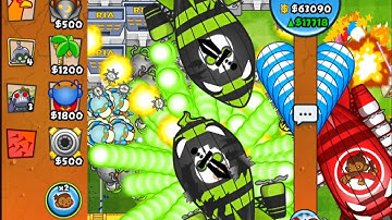 SUPERMONKEY FARM WIZARD in BTD Battles Lategame! (Strategy Showcase!)