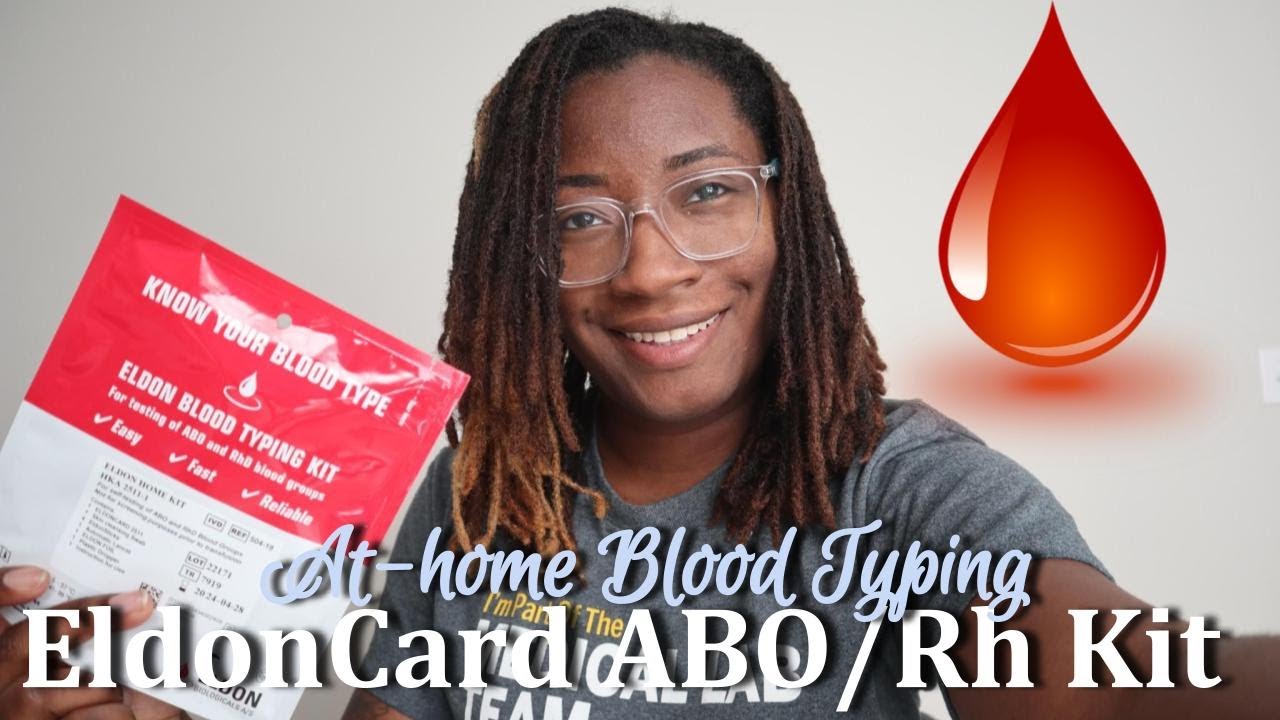 Eldoncard What s My Blood Type At Home DIY Test Kit YouTube