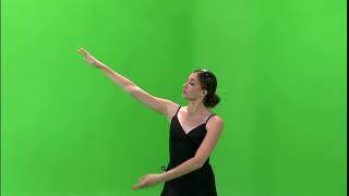 Ballerina Dancing On A Green Screen 3 - Балерина Танцует На Хромакее 3