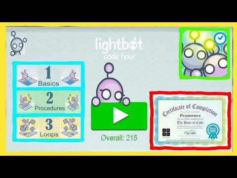 Lightbot Code Hour - All Levels (BASICS, PROCEDURES & LOOPS)