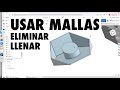 Onshape - CÓMO ELIMINAR Y LLENAR MALLAS - Aprende a diseñar