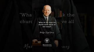 What do you think the church needs above all else today? — Martyn Lloyd-Jones #shorts
