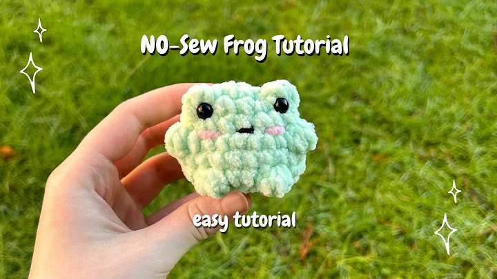 NO-SEW Crochet Frog Tutorial| Beginners crochet,Easy tutorial
