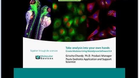 Take analysis into your own hands create custom modules with MetaXpress Software 5.0