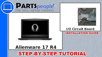 Dell Alienware 17 R4 (P12S001) I/O Circuit Board How-To Video Tutorial