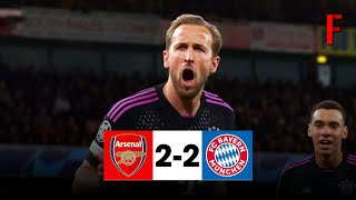 Arsenal vs Bayern Munich 2-2 All Goals \& Extended Highlights