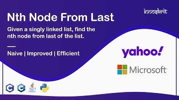 6. Nth Node From Last | DS & Algo | Interview Preparation | C++ | Java | Python | Easy