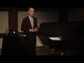 Michael Parloff: Lecture on Schubert’s Winterreise