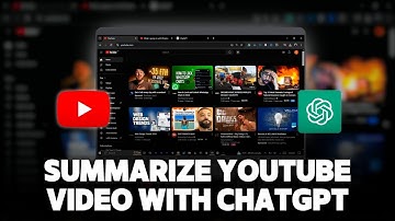 How To Summarize YouTube Video With ChatGPT