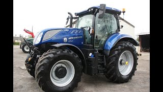 New Holland T7.225 Autcommand Bluepower Cw Front Linkage & Pto