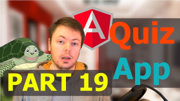 AngularJS Quiz App Tutorial (19/24) - Building another Controller