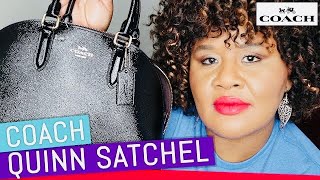 Coach patent quinn satchel Clearance