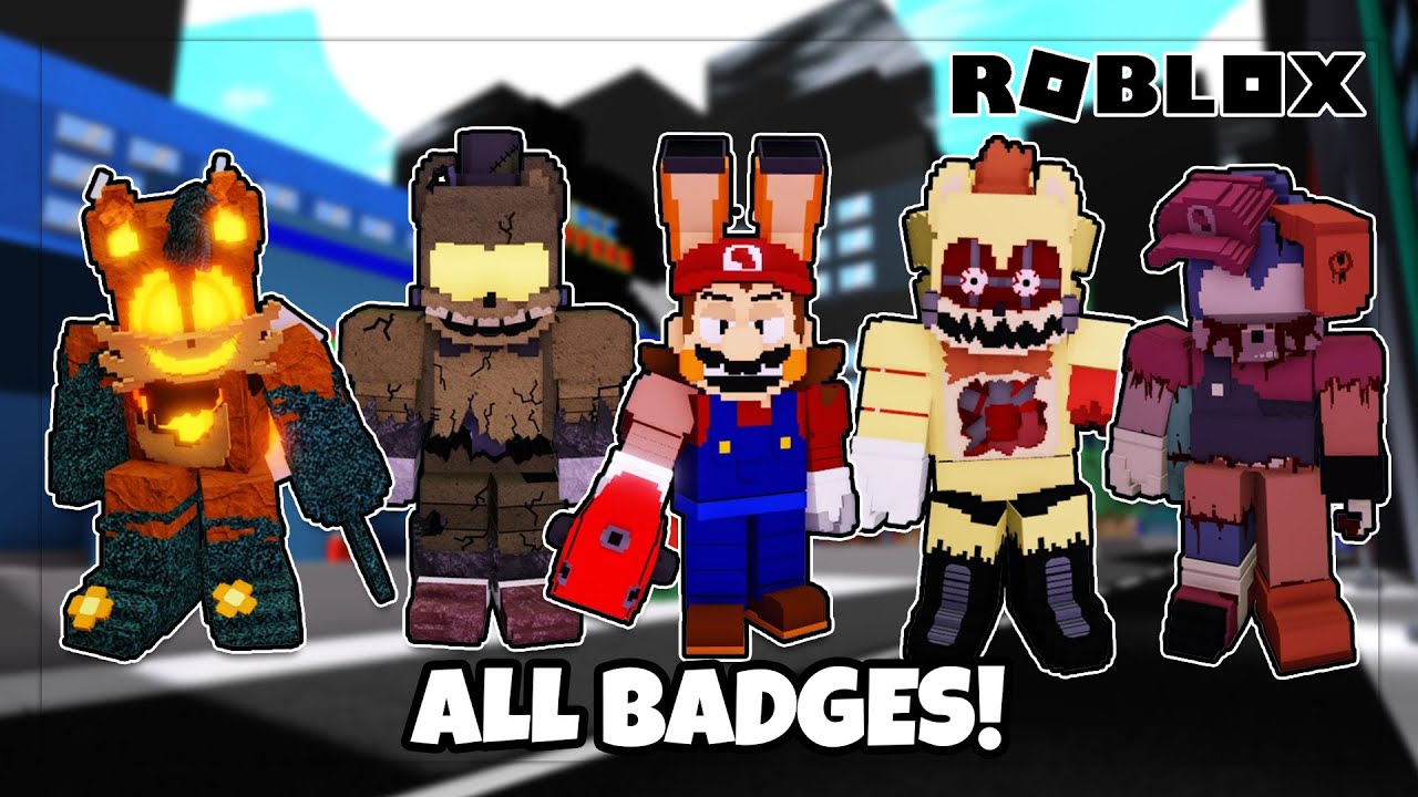 Как получить все 13 значков в Simple FNaS RP — Roblox