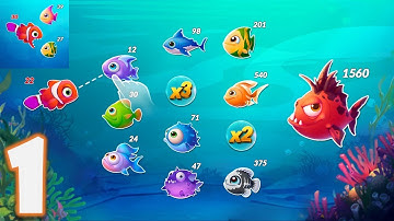 Hungry Fish Shark Eat Fish.io - Gameplay Walkthrough Part 1 (iOS,Android)