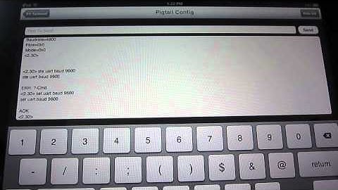 Cisco Console with iPad and Pigtail