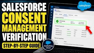 How to verify Salesforce CRM consent management with marketing cloud - Full Guide