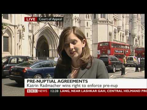 Ayesha Vardag - Radmacher pre-nuptial judgement - Statement
