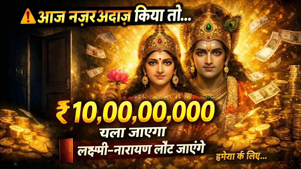 ⚠️ आज 100000000 नज़रअंदाज़ किया तो…💰 लक्ष्मी–नारायण @मां लक्ष्मी का आशीर्वाद #maa #motivation