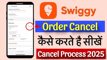 Swiggy Order Cancel | 2025 | Swiggy order Cancel option Not Showing | Swiggy me order cancel kaise
