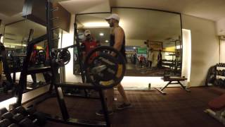 Ravi Seths Vlog 922 Jay Sitlani Doing Bent Over Barbell Row & Deadlifts