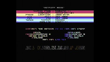 Commodore 64 demo: Action Force of Byterapers - Hotripp #016 (1988)
