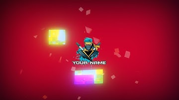 Neon Glitch Gaming Intro In Kinemaster | Pixellab