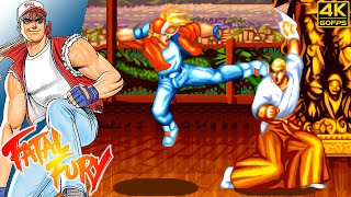 Fatal Fury - Terry Bogard (Neo Geo CD / 1994) 4K 60FPS