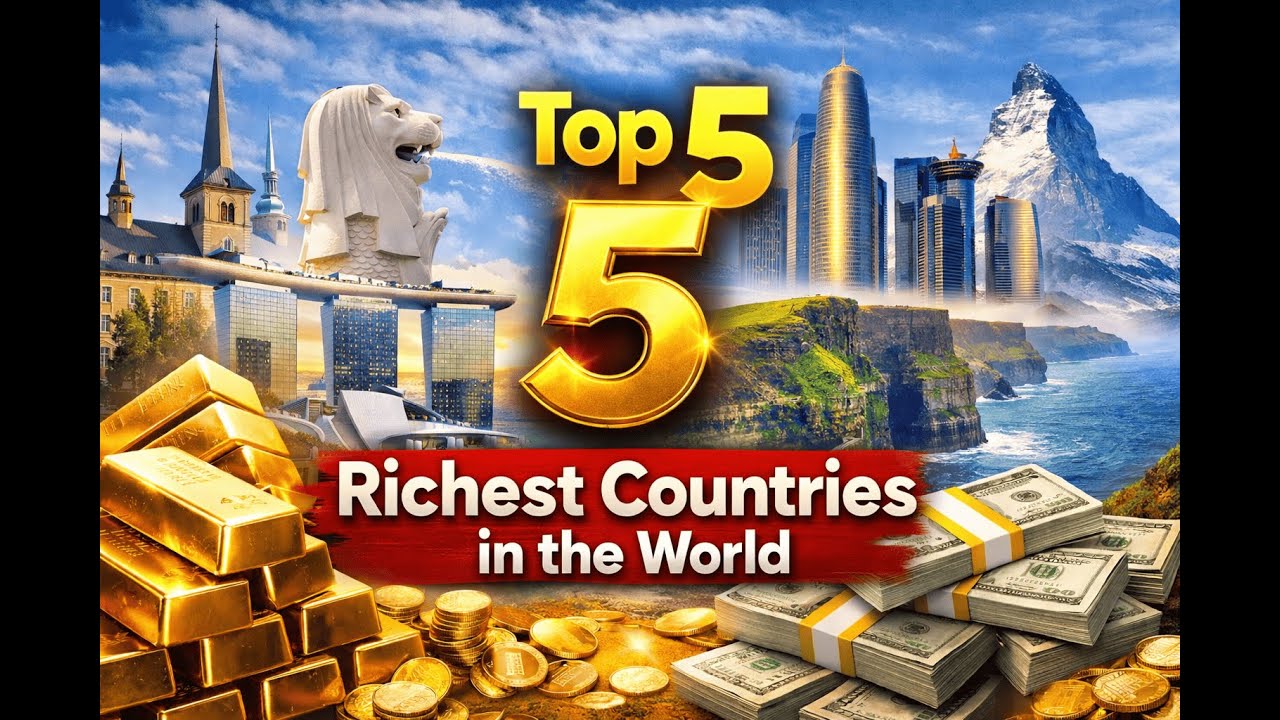 Top 5 Richest Countries in the World | Secrets of Wealth & Economy